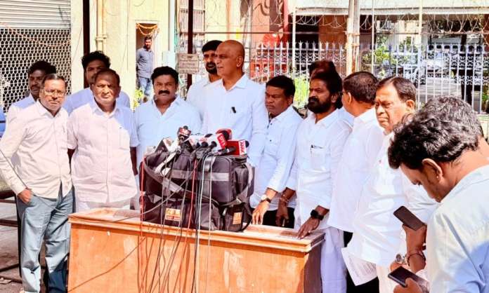 Congress is misusing power in Jubilee Hills says Harish Rao