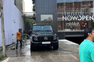 Rs.10,000 Fine for Washing Mercedes G-Wagon with Drinking Water in Banjara Hills