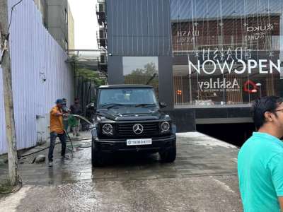 Rs.10,000 Fine for Washing Mercedes G-Wagon with Drinking Water in Banjara Hills