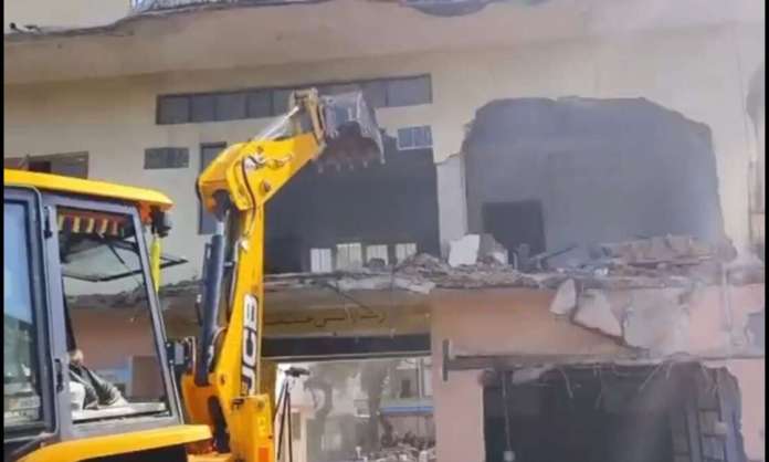 GHMC demolishes school in Hyderabad's Old City