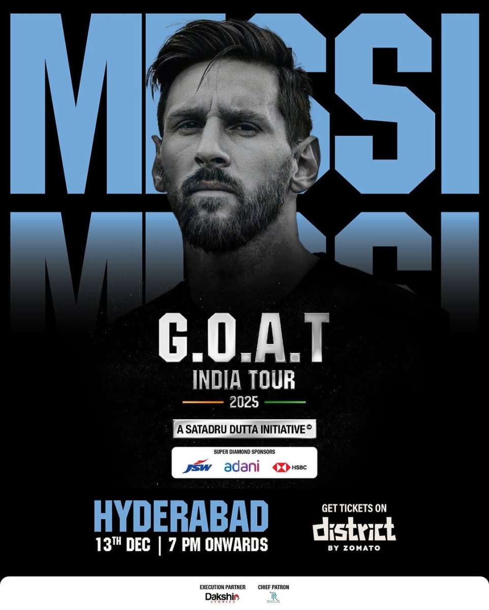 Lionel Messi Coming to Hyderabad on Dec 13: Venue, Ticket Prices, and Event Details