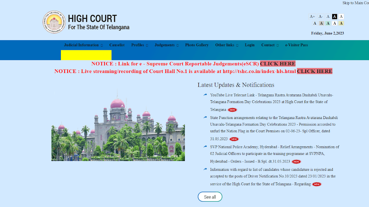Hackers Break Into Telangana High Court Website in Hyderabad