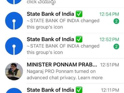 Hackers Target Telangana Ministers’ WhatsApp Groups With Fake SBI Aadhaar APK Scam