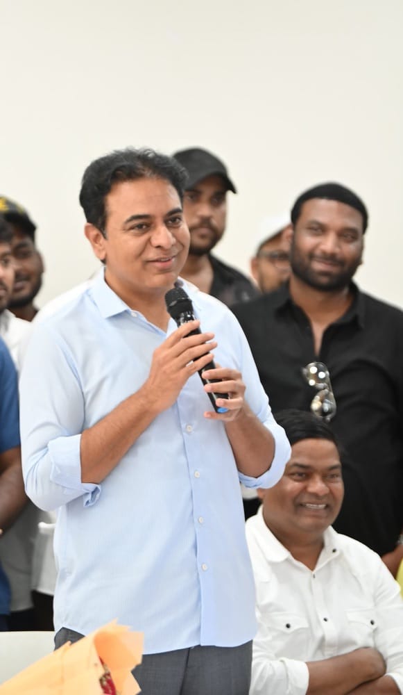 KTR Meets Aditya Empress Towers Residents as Part of Jubilee Hills Campaign