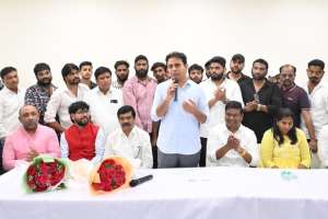 KTR Meets Aditya Empress Towers Residents as Part of Jubilee Hills Campaign