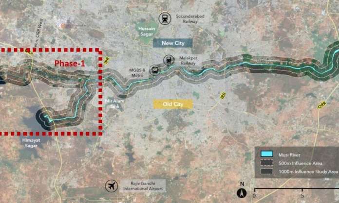 Musi Riverfront Development: 734 Acres of Institutional Land Reallocated for Phase 1 Development