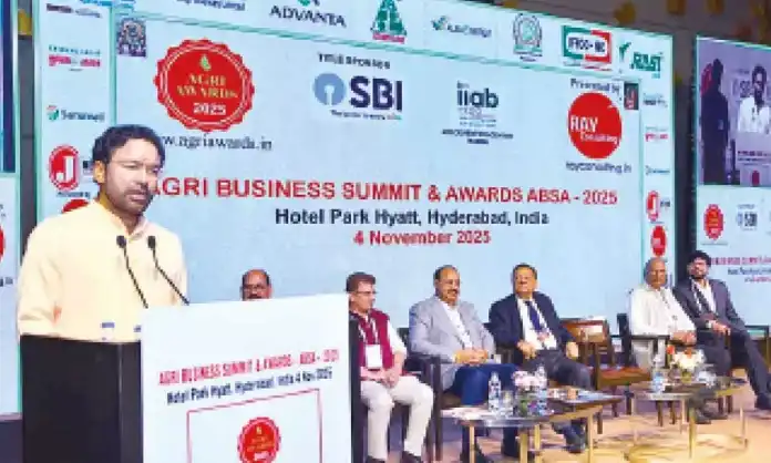 Kishan Reddy says agriculture is crucial for India’s self-reliance at Agri Business Awards