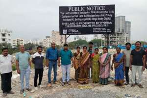 HYDRA Protects Rs.700 Crore Worth Government Land in Kondapur