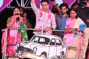 KTR Challenges Revanth Reddy to Showcase 24 Months of Governance in Jubilee Hills Campaign