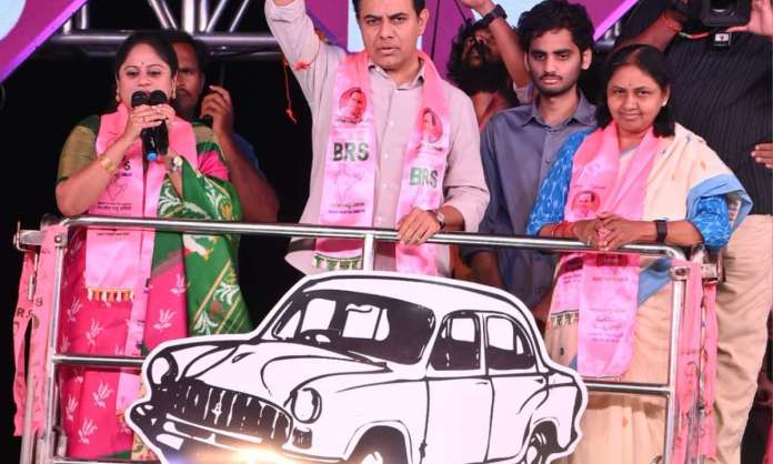 KTR Challenges Revanth Reddy to Showcase 24 Months of Governance in Jubilee Hills Campaign