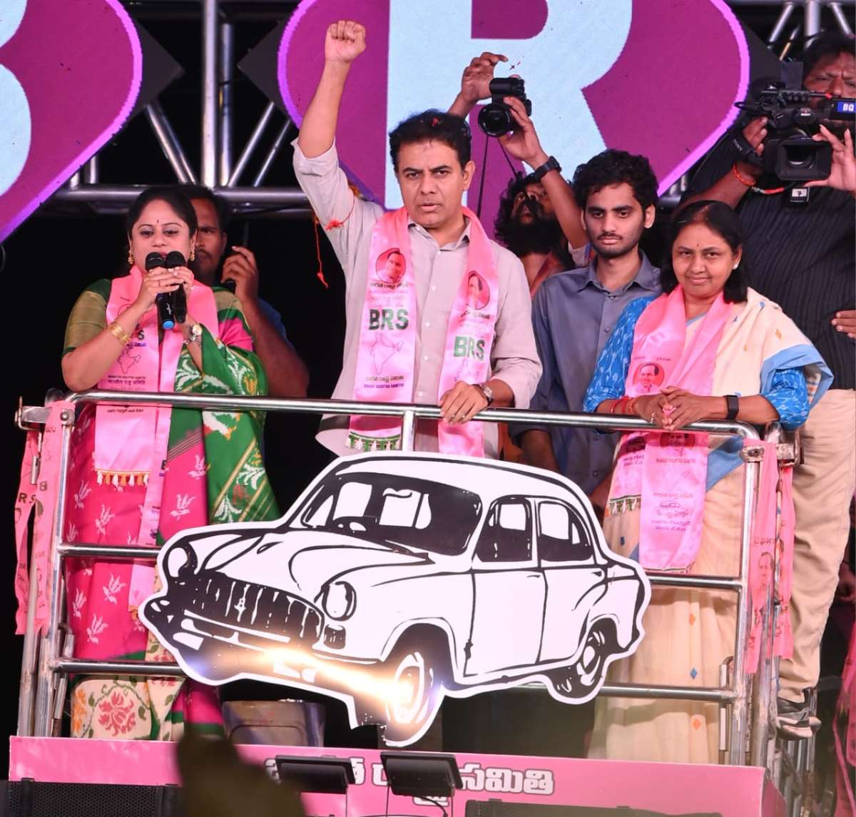 KTR Challenges Revanth Reddy to Showcase 24 Months of Governance in Jubilee Hills Campaign