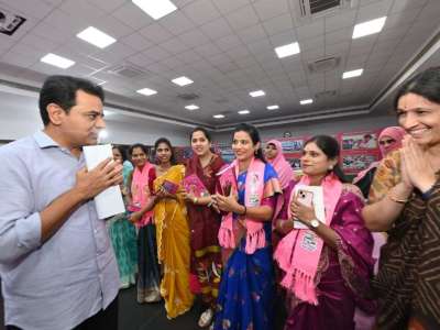 KTR Meets GHMC Corporators to Discuss Strategy for Council Meeting
