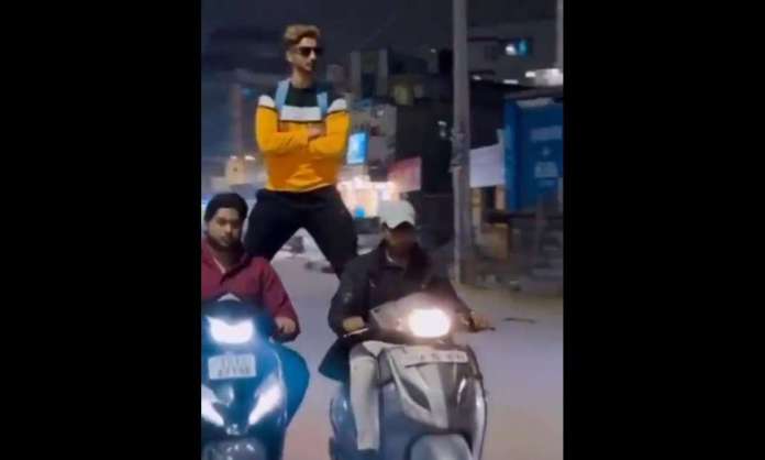 Dangerous Bike Stunts for Reels Turn Rethibowli-Attapur Road into Nightly Hazard