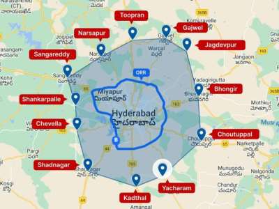 Hyderabad Regional Ring Road North Segment Cost Doubles to Rs.15,627 Crore