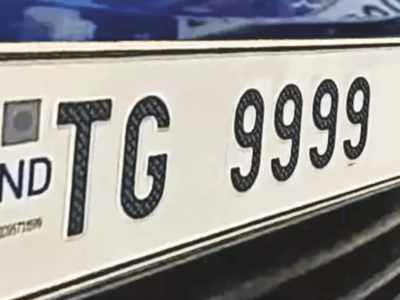 Special car number auction earns 65 lakh rupees for Khairatabad RTO in one day