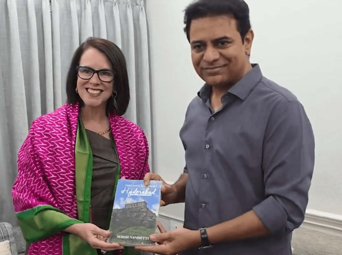 US Consul General Laura Williams Meets BRS Leader KTR in Hyderabad