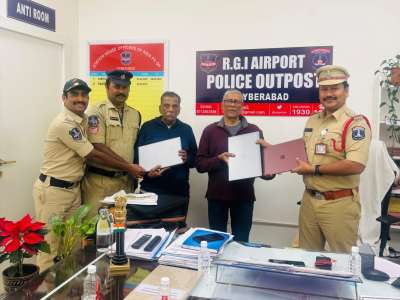 Cyberabad Police Recover NRI’s Bag with 3 Laptops Worth ₹2.5 Lakh in 3 Hours