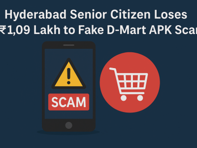 Hyderabad Senior Citizen Loses ₹1.09 Lakh to Fake D-Mart APK Scam