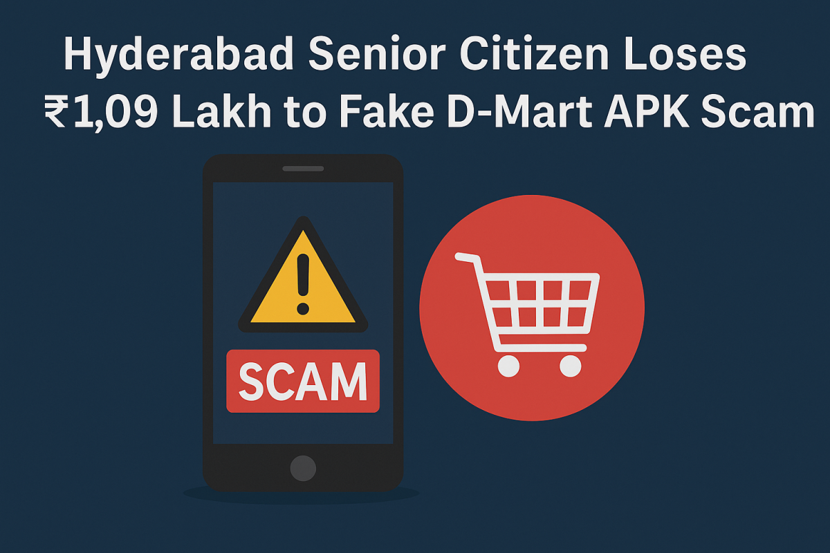 Hyderabad Senior Citizen Loses ₹1.09 Lakh to Fake D-Mart APK Scam