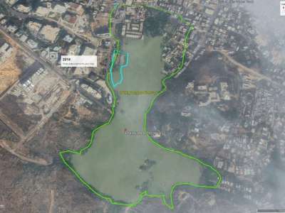 HYDRA Clears 5 Acres of Encroachments at Durgam Cheruvu, Historic Lake Shrinks to 116 Acres
