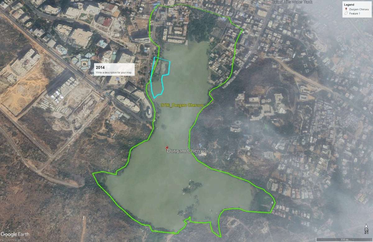 HYDRA Clears 5 Acres of Encroachments at Durgam Cheruvu, Historic Lake Shrinks to 116 Acres