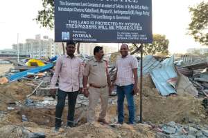 HYDRAA Clears Encroachments in Miyapur, Recovers 5 Acres Govt Land Worth ₹600 Crore