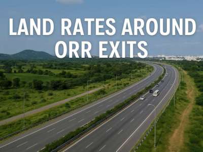 ORR Exit-Wise Land Rates Comparison: Complete Guide to Property Prices Along Hyderabad’s ORR