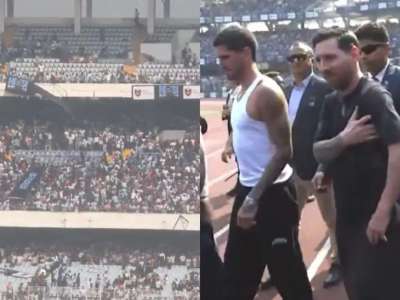 Messi Fans Vandalize Kolkata Stadium After 10-Minute Appearance, Allege Mismanagement