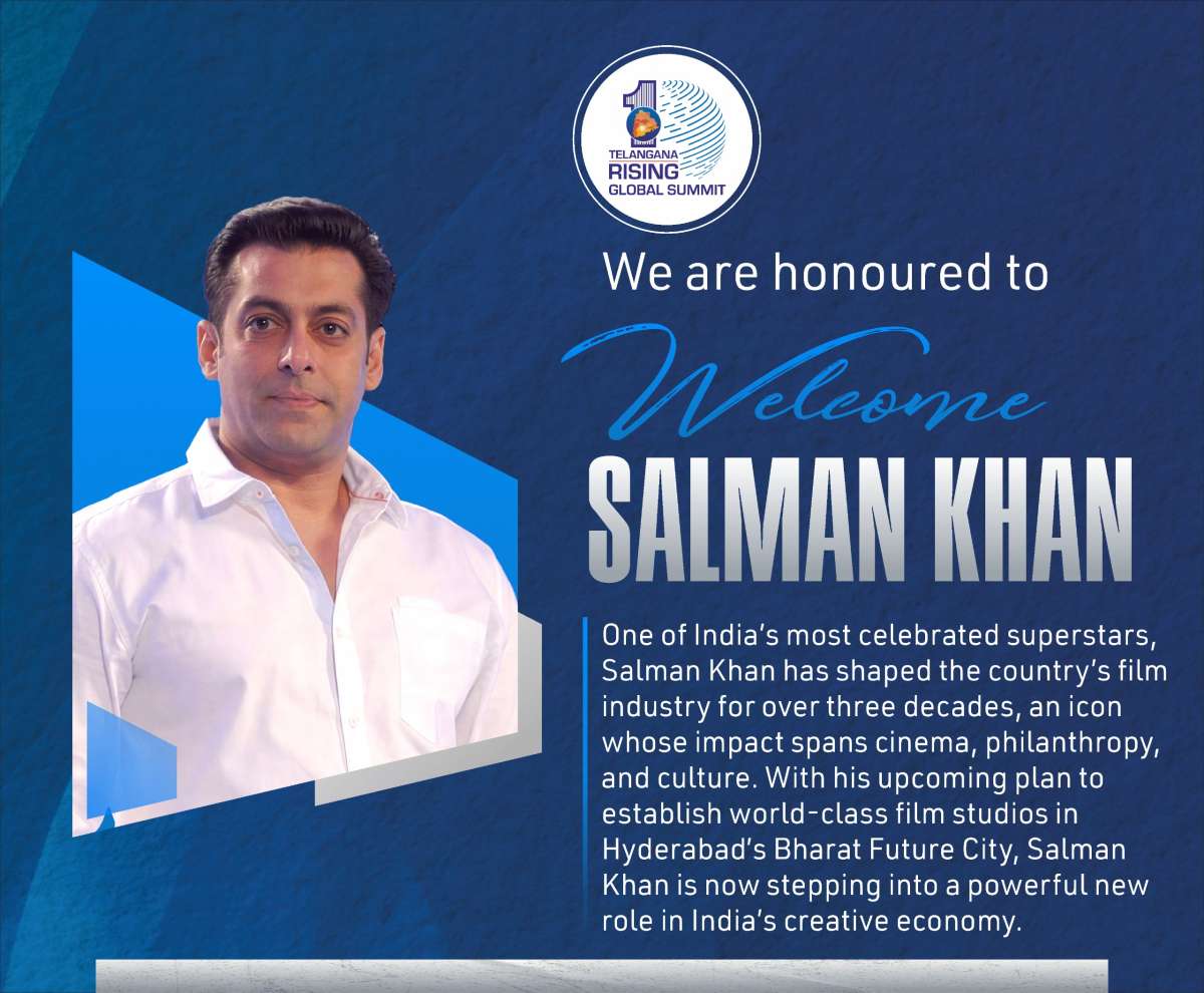 Salman Khan joins Telangana Rising Global Summit