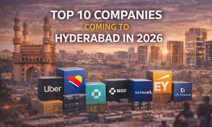 Top 10 Companies Set to Come to Hyderabad in 2026
