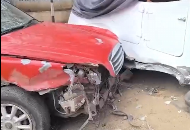 Drunk Driver in Toyota Fortuner Rams Into Four Parked Vehicles in Abids, Hyderabad