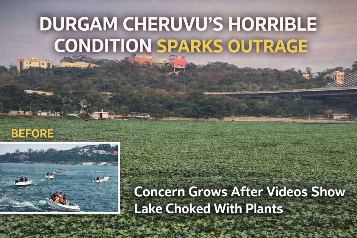 Durgam Cheruvu’s Alarming Condition Triggers Social Media Outrage