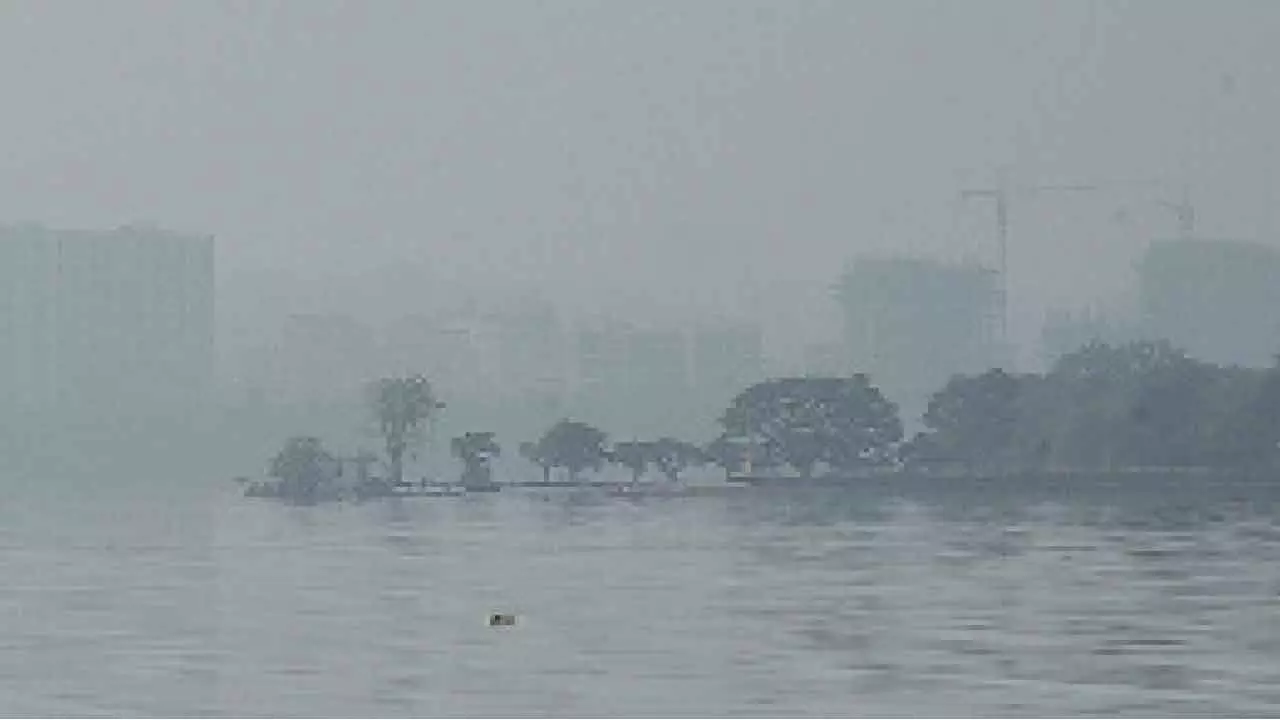Foggy mornings and cold winds hit Hyderabad