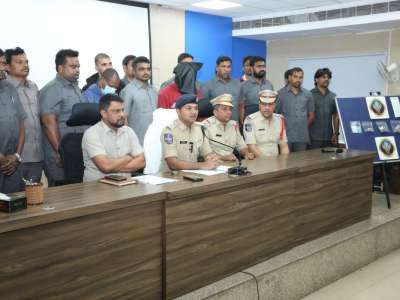 Hyderabad City Police Bust Interstate Drug Racket; Two Nigerian Nationals Arrested with 150 Grams MDMA in Tolichowk