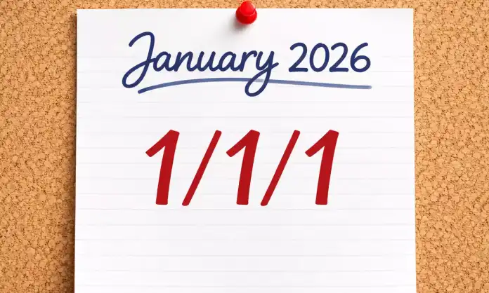 January 1, 2026 Creates Unique 1/1/1 Date Pattern Using Numerology