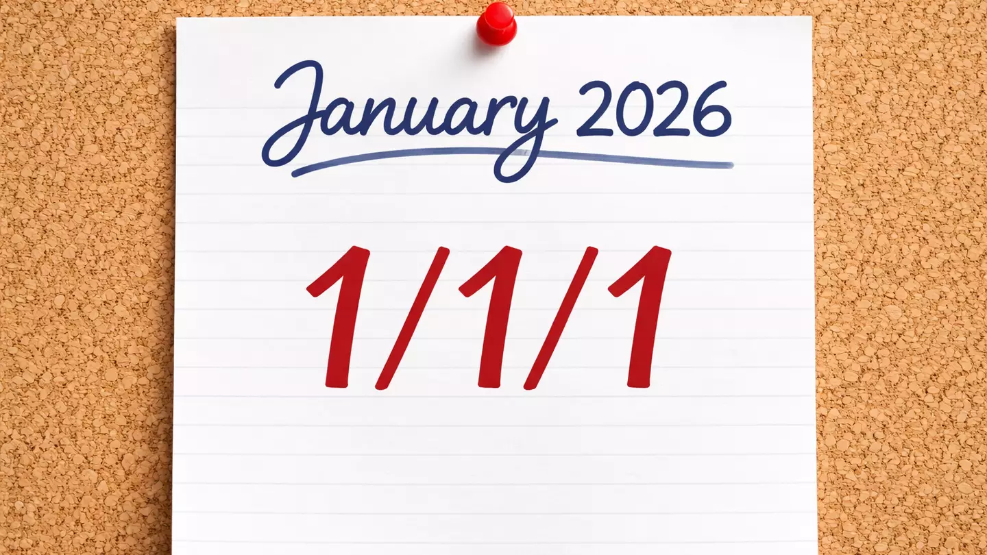 January 1, 2026 Creates Unique 1/1/1 Date Pattern Using Numerology
