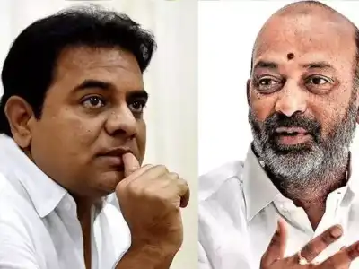 KTR sends legal notices to Bandi Sanjay and Dharmapuri Arvind
