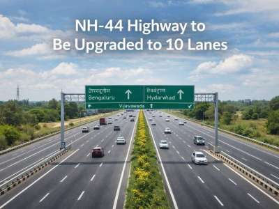 NH-44 Hyderabad–Bengaluru Highway to Be Upgraded to 10 Lanes, Linked with Vijayawada Expressway