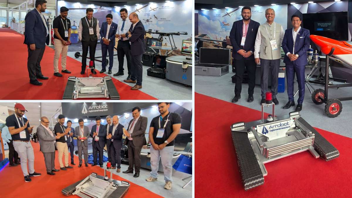 Raghu Vamsi’s ARROBOT Unveils Autonomous Aerospace Systems at Wings India 2026