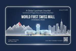 Telangana CM Proposes World’s First “Swiss Mall” in Hyderabad at Davos