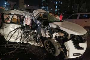 Two Engineering Students Killed, Three Injured in Medipally Road Accident
