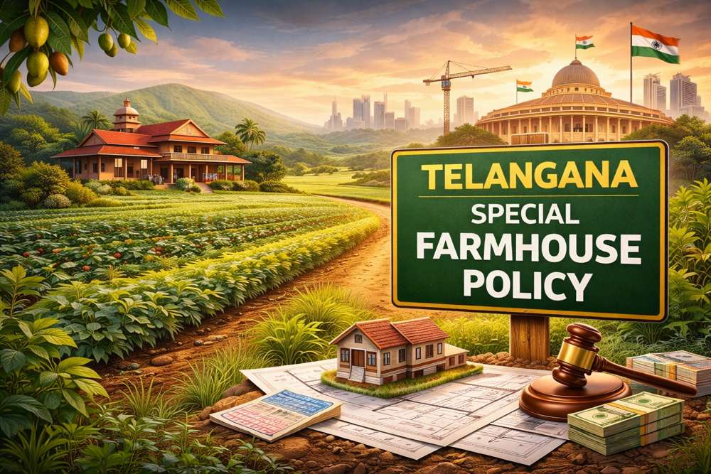 Telangana to Introduce Special Farmhouse Policy Soon