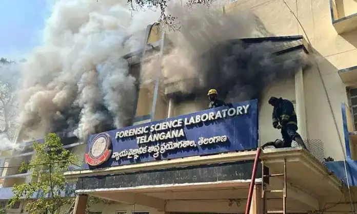 Fire at Hyderabad Forensic Lab, case filed