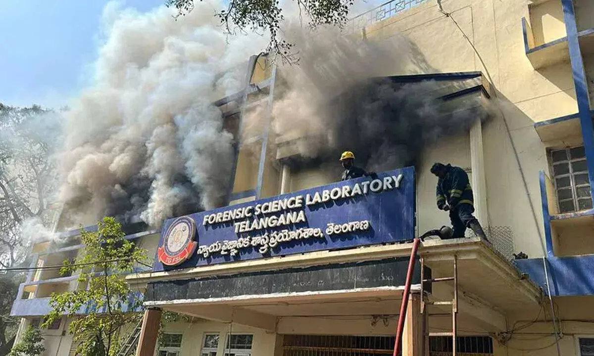 Fire at Hyderabad Forensic Lab, DCP Provides Update