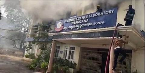 Fire destroys 1100 files in Hyderabad forensic lab