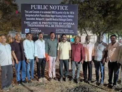 HYDRAA recovers Rs 85 crore land in Uppal for park development