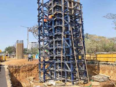 IIIT Junction Multi-Level Flyover Construction Begins to Ease Hyderabad Traffic Congestion