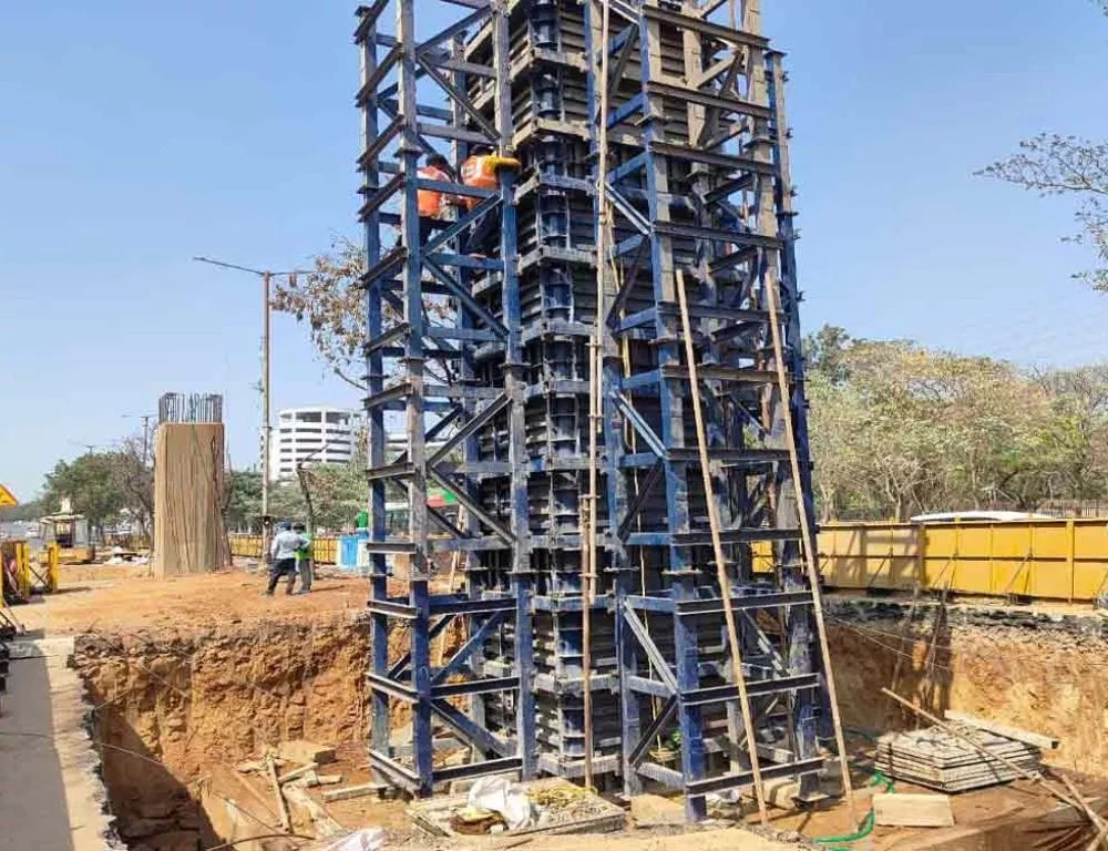 IIIT Junction Multi-Level Flyover Construction Begins to Ease Hyderabad Traffic Congestion