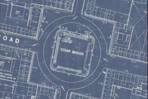 Old Survey Maps Reveal Historic Boundary Walls Around Charminar