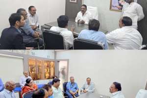 MLA Prakash Goud Assures Justice to 450 Families in Madhu Park Ridge Musi Row